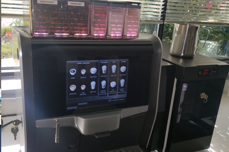 Energy drinks catering setup